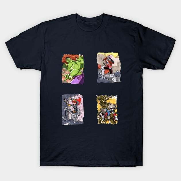 Heroes T-Shirt by Carito123